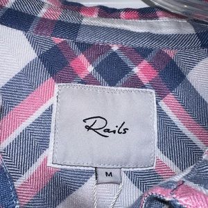 Never worn Rails plaid shirt